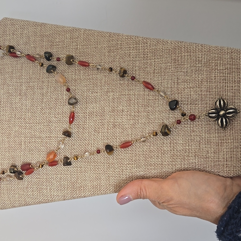 Vintage Tibetan Cross Necklace